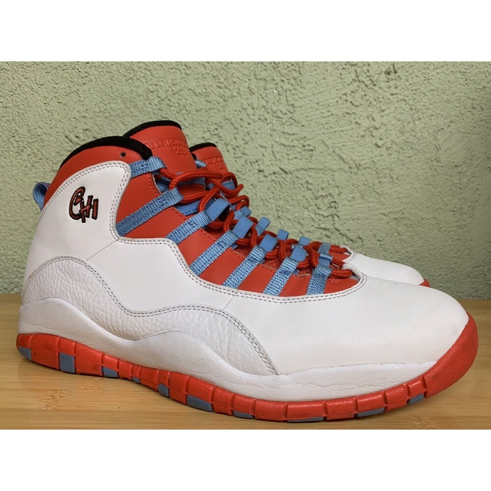 Nike Air Jordan 10 X Retro Chicago Flag Size 12.5. 310805-114 2016